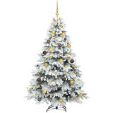  Umjetno božićno drvce s stalakom Bijelo 180 cm PE i PVC | shoptok.hr