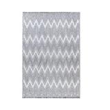 PREPROGA Sarai 225 Grau / Weiß 80/150 cm tkano siva, bela