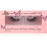 Lilly Lashes 3D Faux Mink Butterfl'eyes umetne trepalnice vrsta Sassy 1 par Cene