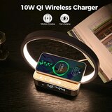 BLONBAR LED nočna lučka z budilko in Qi polnjenjem | Shoptok.si