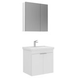 Hanah home Kupatilski ormarić sa umivaonikom i ogledalom (2 komada) Desna 60 946 | Eponuda.com