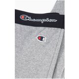 Champion Wmns Script Logo Waist Zip Detail Leggings Siva | shoptok.hr