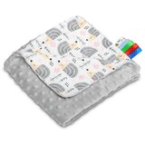  Deka Minky 75x100cm ježić sivi | shoptok.hr