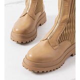 Gemre Brown ankle boots with sock-like upper Lewin | shoptok.hr