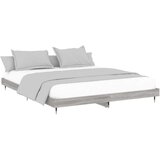 vidaXL Posteljni okvir siva sonoma 120x200 cm inženirski les | Shoptok.si