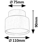 Rabalux spot lampa Ovidia, Nadgradna, LED 16W, 3000K, Bela | Eponuda.com