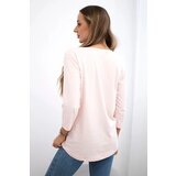 Kesi Blouse with cat graphics 3D powdered pinjk | Shoptok.si