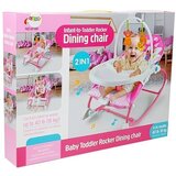  Stolica za hranjenje i ljuljanje Cradle Rocker 2u1 - roza | shoptok.hr