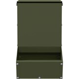  Hranilica za zečeve Maslinasto zelena 17.5 x 26 x 28.5 cm | shoptok.hr