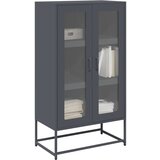 vidaXL Highboard Antracit 68x39x123 cm Jeklo Cene