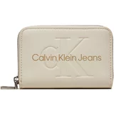Calvin Klein Jeans SCULPTED MED ZIP AROUND MONO K60K612255 Bež
