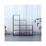 Herzberg HG-03350 modularni stojalo za shranjevanje s 9 policami 125 x 125 cm Slike