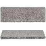  Prostirke za stepenice 10 kom 65x21x4 cm sive s pravokutnim rubom | shoptok.hr