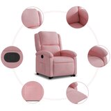  Naslonjač na podizanje ružičasti baršunasti | shoptok.hr