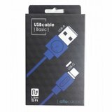 Allocacoc 10453BL/USBCBC kabl za punjač USB A (muški) na USB Type C (muški) 1.5m plavi cene