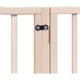  Vrata za pse s vratašcima 6 panela sklopiva 480 cm drvo topole | shoptok.hr