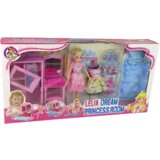  Lutka za igru i namještajem iz spavaće sobe - roza | shoptok.hr