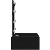 vidaXL Crni hrast MDF, drvo 60 x 40 x 70 cm Toaletni stol Pravokutni | shoptok.hr