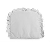 Sensillo Jastuk s volanima od baršuna 35x25cm sivi Cijene