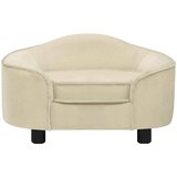 SOFA za pse krem 67 x 47 x 36 cm plišana | shoptok.hr