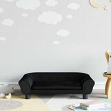 Dječja fotelja crna 70 x 45 x 26 cm baršunasta | shoptok.hr