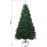  Umjetno božićno drvce s nogom 240 cm PVC Srednja zelena | shoptok.hr