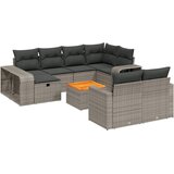  11-dijelni set vrtnih sofa od poliratana s jastucima sivi | Eponuda.com