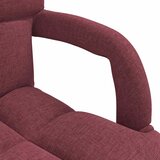 Podesivi podni naslonjač Vinska crvena 58 x 62 x 58 cm Tkanina | shoptok.hr