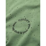Ombre Men's printed cotton t-shirt with round neckline - green | shoptok.hr