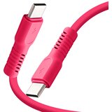 Forever Polnilni kabel 3A in sinhronizacija USB-C na USB-C 60W 1,8m, Rdeča, (5000191857) | Shoptok.si