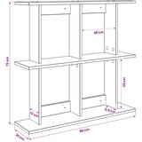  Zidna polica Zidna montaža Siva Sonoma 80 x 20 x 75 cm - Siva Sonoma 80 x 20 x 75 cm | shoptok.hr