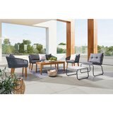 Lesnina-XXXL lounge garnitura trendy, barva akacije, antracit | Shoptok.si