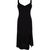 Trendyol ženska haljina Curve Black Slit | ePonuda.com