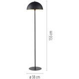 SCHÖNER WOHNEN 11727-18 - podna lampa ali 1xE27/25W/230V crna | Eponuda.com