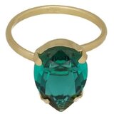 Victoria Cruz blooming emerald gold prsten sa swarovski kristalima ( a4276-20da ) Cene
