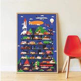 Poppik Edukativni poster s nalepnicama Otkrića Vozila 4+ | Eponuda.com