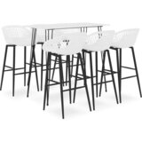 vidaXL 7-dijelni barski set bijeli | shoptok.hr