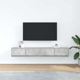 TV ormarići 2 kom boja betona 80x31x25,5 cm konstruirano drvo | shoptok.hr