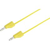 Voltcraft Merilni kabel [vtikač 4 mm - vtikač 4 mm] 0.5 m rumene barve MSB-300 zložljiv drug v drugega, (20422580) Cene