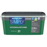 SWINGCOLOR Boja za zid Simply (Zelena - br.21, Mat, 2,5 l) | shoptok.hr