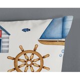 Good Morning Modra/kremno bela bombažna otroška posteljnina za otroško posteljico 100x135 cm Ahoy – | Shoptok.si