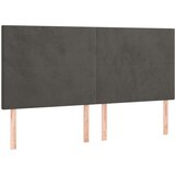  Krevet s oprugama i madracem tamnosivi 160x200 cm baršunasti | shoptok.hr