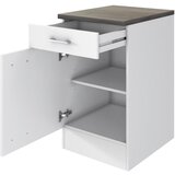 Flex-Well Kuhinjska Spodnja Omarica Lucca, Bela, Rjava | Shoptok.si