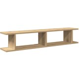 vidaXL Stenske police 2 kosa artisan hrast 105x18x20 cm inž. les | Shoptok.si