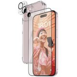 PanzerGlass ZESTAW BUNDLE 3IN1 ETUI PRZEZROCZYSTE + FOLIA + OSŁONA APARATU DO IPHONE 15 PLUS, (21356604) Cene