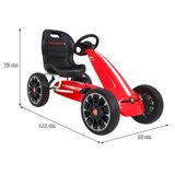  na pedale Abarth WB9388A sa točkovima od Eva pene- Crvena | Eponuda.com