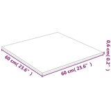  Prozirna stolna ploča 60x60 cm od kaljenog stakla | shoptok.hr