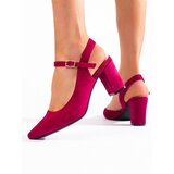 Sergio Leone Women's suede pumps pink Cijene