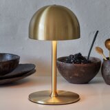 Sirius Medeninasta LED namizna svetilka z daljinskim upravljalnikom s kovinskim senčilom (višina 22 cm) Tim – | Shoptok.si