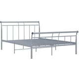 Furnova Posteljni okvir brez vzmetnice siv kovinski 140x200 cm, (21935783) | Shoptok.si
